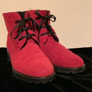 Palmroth Original red boots, size 7.5